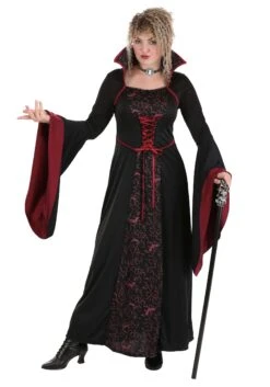 Royal Vampire Costume For Women 8 Royal Vampire Costume For Women -Halloween Costumes Shop womens royal vampire costume alt 2