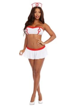 Dreamgirl Sexy Nurse Two-Piece Costume For Women