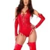 Forplay Women's Sizzle N Shine Devil Costume