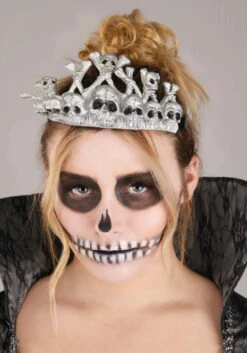 Fun World Skeleton Queen Costume For Women -Halloween Costumes Shop womens skeleton queen costume alt 3