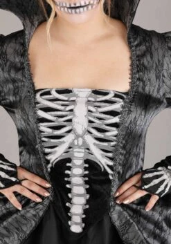 Fun World Skeleton Queen Costume For Women -Halloween Costumes Shop womens skeleton queen costume alt 4