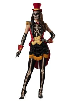 Fun World Women's Skeleton Ringmistress Costume
