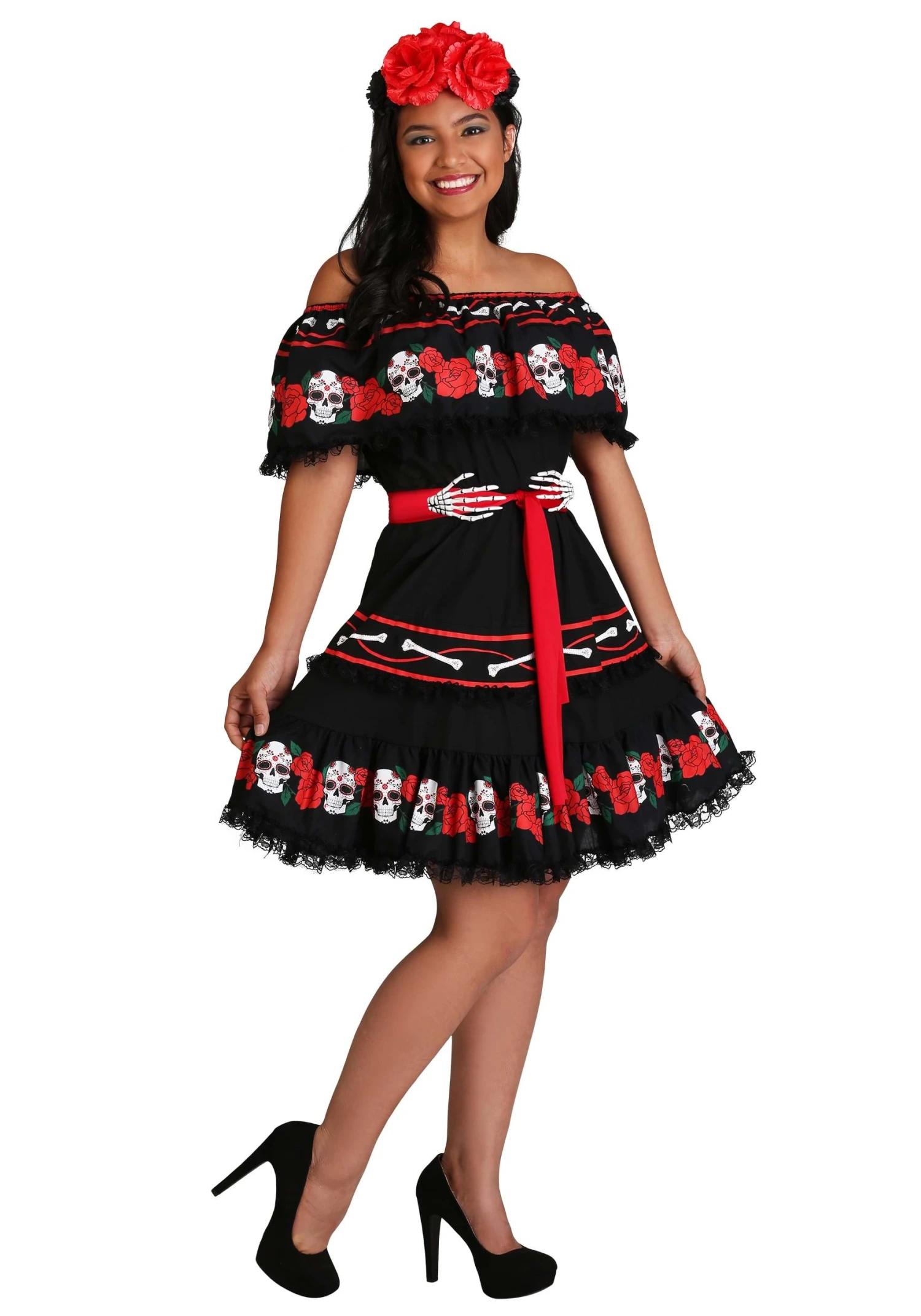 Sugar Skull Costume For Women 4 Sugar Skull Costume For Women - Image 4