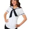 Plus Size Women's Sweet Sailor Costume Set