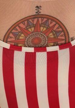 Vintage Strong Woman Costume For Women -Halloween Costumes Shop womens vintage strong woman costume alt 3