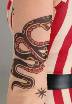 Vintage Strong Woman Costume For Women -Halloween Costumes Shop womens vintage strong woman costume alt 4