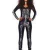 LEG AVENUE X-Ray Skeleton Catsuit Costume For Women