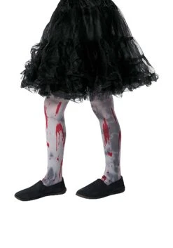 Smiffys Bloody Zombie Tights For Women