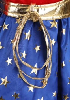 Wonder Woman Long-Sleeved Dress For Adults -Halloween Costumes Shop wonder woman adult long sleeve dress alt 3