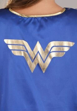 Wonder Woman Long-Sleeved Dress For Adults -Halloween Costumes Shop wonder woman adult long sleeve dress alt 7