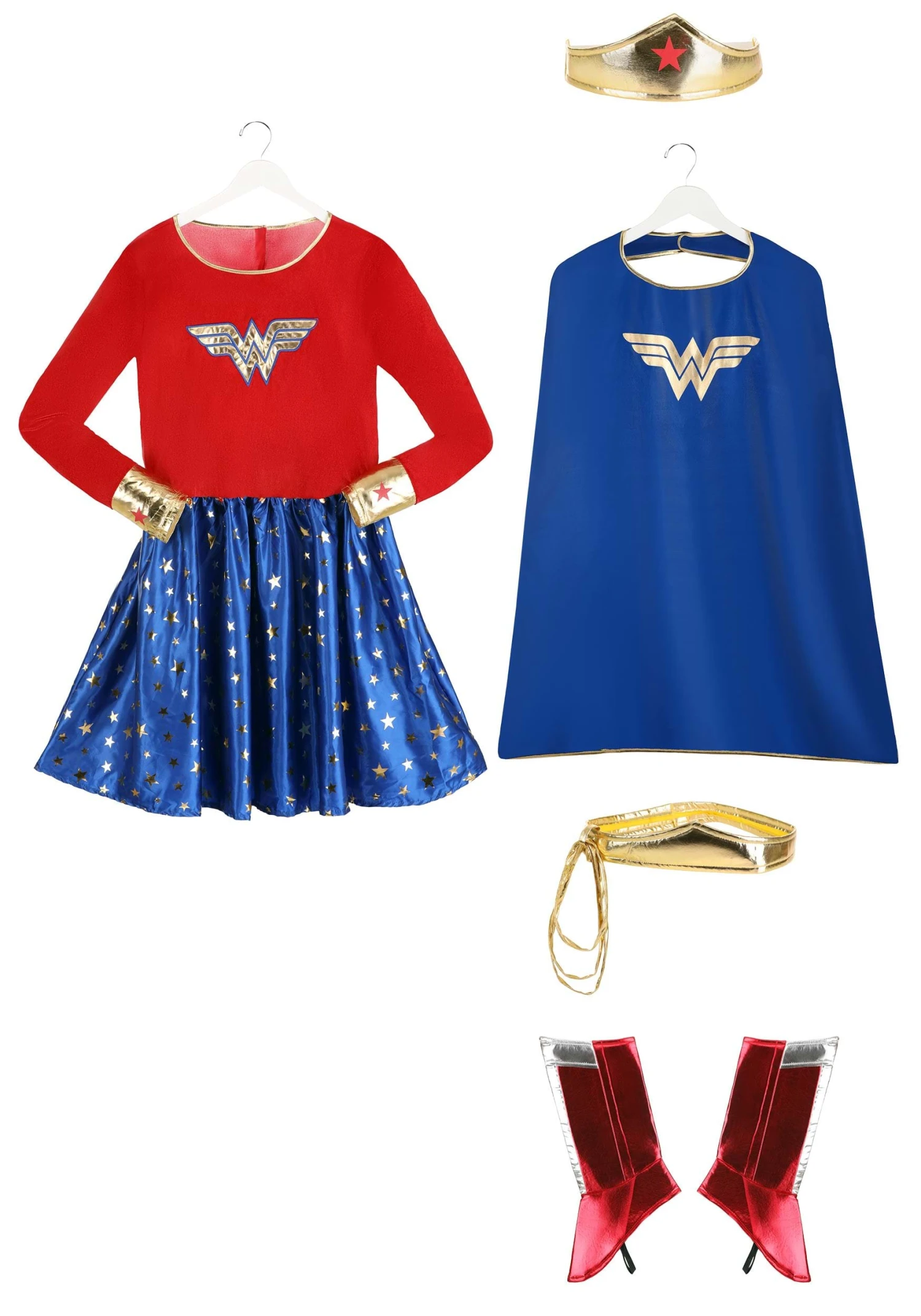 Wonder Woman Plus Size Long Sleeved Costume Dress For Women 9 Wonder Woman Plus Size Long Sleeved Costume Dress For Women - Image 9