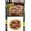Zombie Cheek Decay Temporary 3D Tattoo Costume Kit