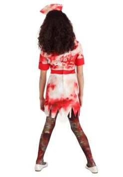 Zombie Nurse Girl's Costume -Halloween Costumes Shop zombie nurse costume alt 5