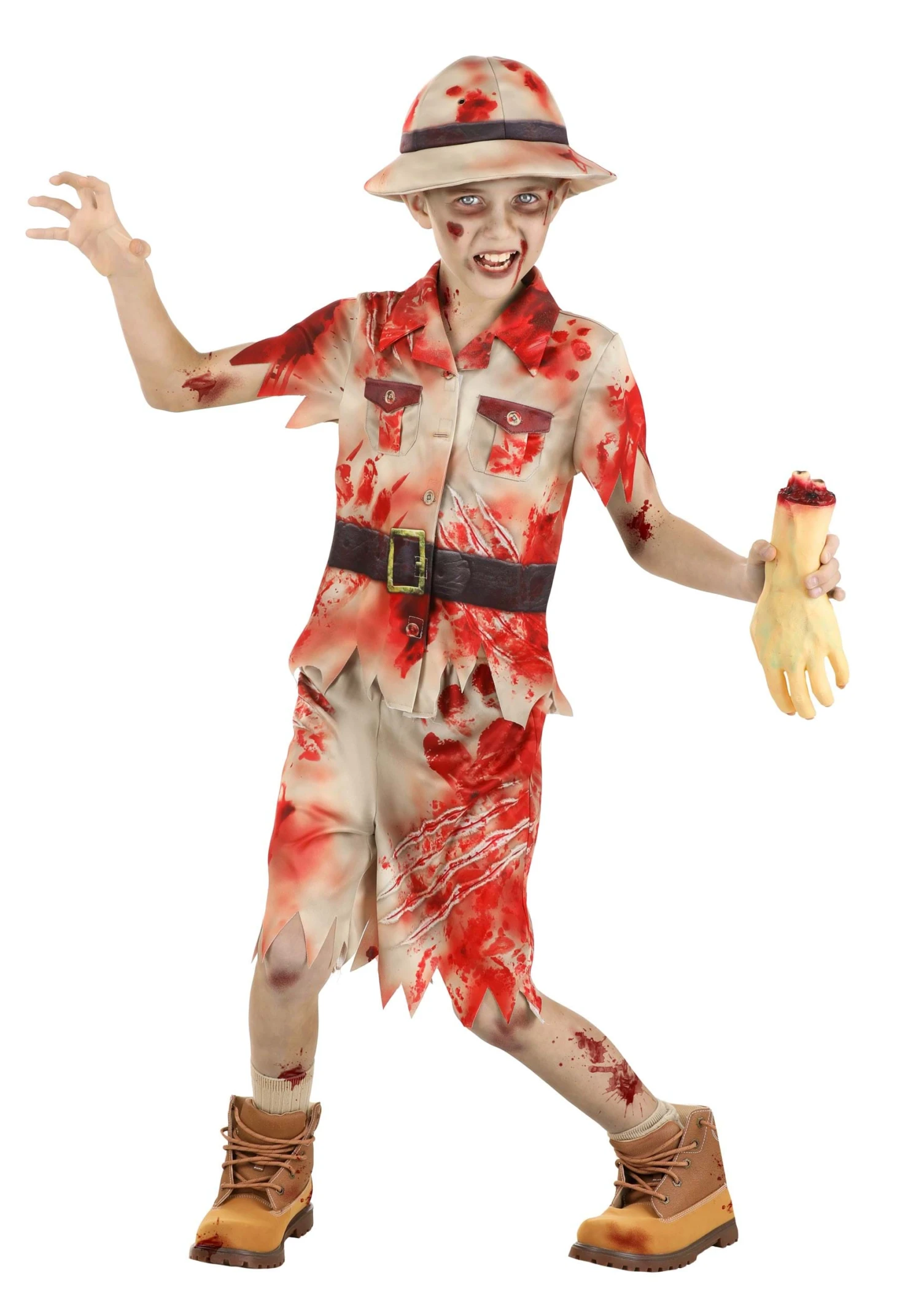 Zombie Safari Boy's Costume 1 Zombie Safari Boy's Costume