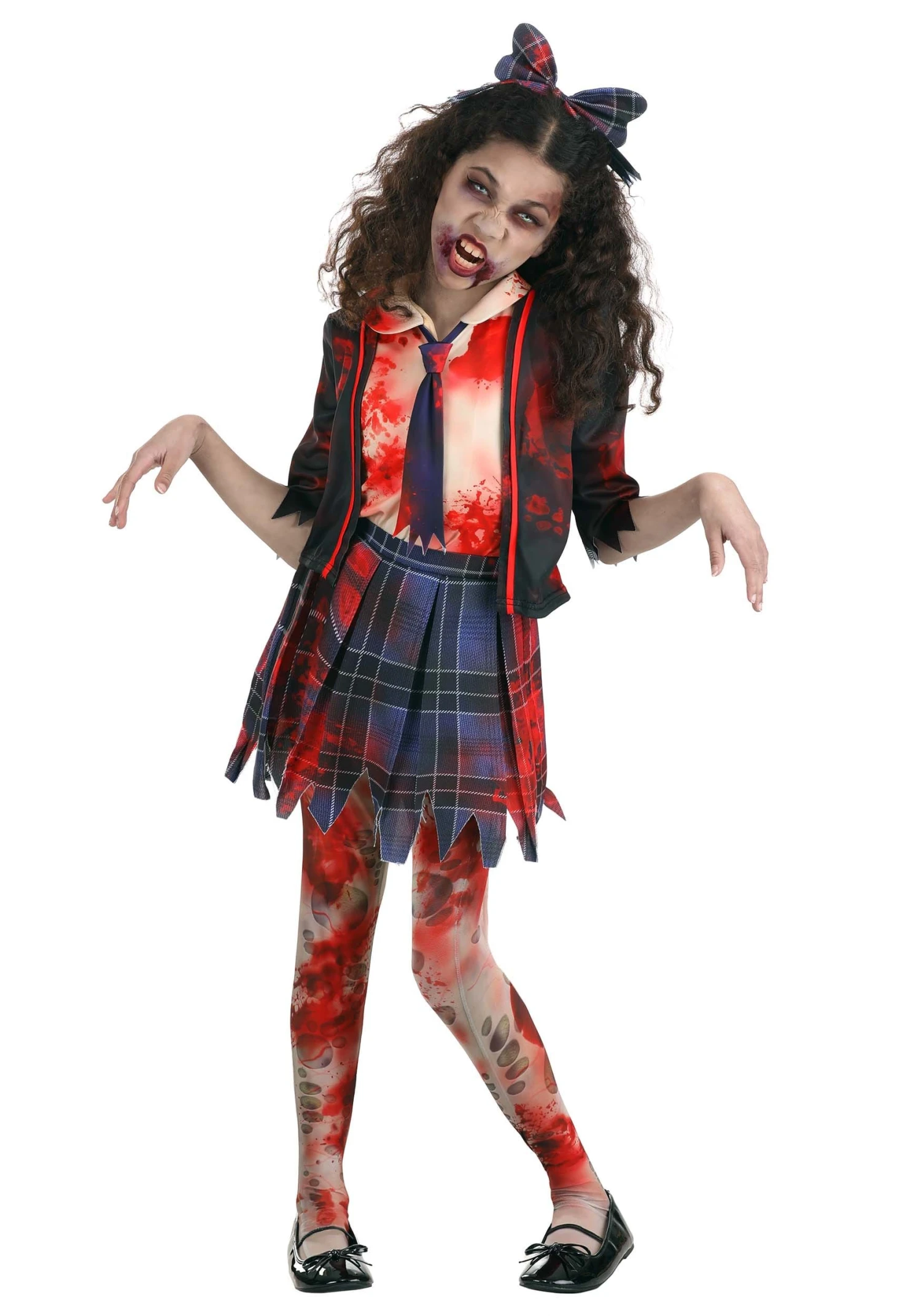 School Girl Zombie Costume 1 School Girl Zombie Costume